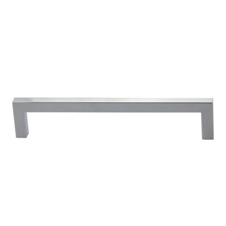 Crown 6-3/8" Modern Square Cabinet Pull with 6-3/10" Center to Center Polished Chrome Finish CHP87228PC